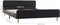 vidaXL - Bedframe - jute - donkergrijs - 160x200 - cm