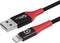 Microconnect MC-ALIGHTNING-SC - Kabel - 1,5 m Lightning naar USB A - Rood Zwart