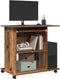 vidaXL - Computerbureau - 80x50x75 - cm - bewerkt - hout - oud - houtkleurig