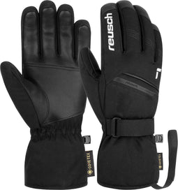 Reusch Morris GORE-TEX - Unisex Wintersporthandschoenen - Waterdicht en ademend - Zwart - Wit