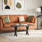 vidaXL - Salontafelpoten - 2 - st - X-vormig - 28x(42-43) - cm - staal - zwart