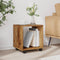 vidaXL - Rolkast - 37x33x42,5 - cm - bewerkt - hout - oud - houtkleurig