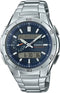 Casio WVA-M650D-2AER - Polshorloge - 43.5 mm - Roestvrij Staal - Blauw Grijs