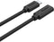 Unitek C14086BK - USB-C Kabel - 0,5 m - 10 Gbit/s - Zwart