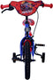 Sonic Prime - Kinderfiets - 14 inch - Handrem en terugtraprem - Blauw Rood