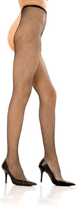Rene Rofe Crotchless fishnet pantyhose