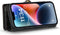 Caseme - Geschikt voor iPhone 15 Pro Max - Vintage 2 in 1 portemonnee hoes - Zwart