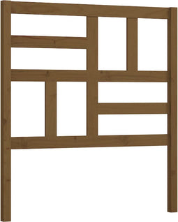 vidaXL - Hoofdbord - 106x4x104 - cm - massief - grenenhout - honingbruin