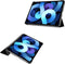 Just in Case iPad Air (2019) - Smart Tri-Fold Case - Kunstleer - Zwart