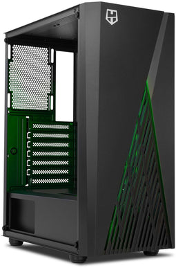 Nox Hummer Frost - ATX Midi-Tower - Gehard glas - Zwart