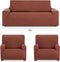 Sofa hoes set Eysa ULISES Bruin 3 Onderdelen