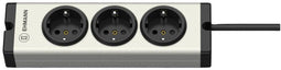 Ehmann 0600x00032031 Stopcontactsplitter Zilver, Zwart Randaarde stekker 1 stuk(s)