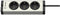 Ehmann 0600x00032031 Stopcontactsplitter Zilver, Zwart Randaarde stekker 1 stuk(s)