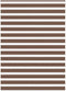 vidaXL - Zebra - rolgordijn - 165x200 - cm - stofbreedte - 160,9cm - polyester - bruin