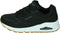 Skechers Uno - Stand On Air - Dames Sneakers - Air-Cooled memory foam - Zwart