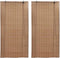 vidaXL - Rolgordijnen - 2 - st - 120x220 - cm - bamboe - bruin