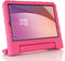 Lunso - Geschikt voor Lenovo Tab M9 (9 inch) - EVA Schokbestendige Kinderhoes met handvat - Roze
