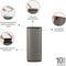 Brabantia Bo Touch Bin - Prullenbak - 30 liter - Platinum