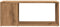 vidaXL - Tv-meubel - 80x24x32cm - bewerkt - hout - artisanaal - eikenkleur