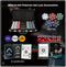 Texas' Finest Matt Black Pokerset - Pokerkoffer met 300 Chips en Kaarten - Inclusief e-Book