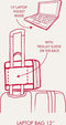 Oilily - Laptop Bag 13'' Oilily Graphic - Roze - One size