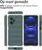 imoshion Hoesje - Geschikt voor Xiaomi Redmi Note 12 Pro Plus - EasyGrip Backcover - Donkergroen