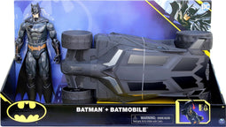 DC Comics Batman - Speelfiguur - Batmobile met Batman - 30cm