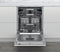 Whirlpool W0I D741A S - Vaatwasser - Volledig geïntegreerd - 14 plaatsinstellingen - Zilver
