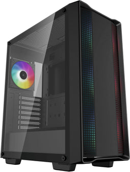 DeepCool CC560 ARGB V2 - Mid Tower PC-behuizing - 4x120 mm A-RGB - Zwart
