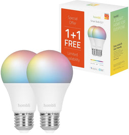Hombli Smart Bulb - E27 - RGB+CCT - (2-pack)
