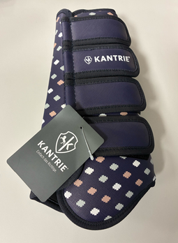 Kantrie Softgamas - Gamaschen - 4 klettsluitingen - Navy blauw met patroon - Maat XL