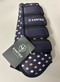 Kantrie Softgamas - Gamaschen - 4 klettsluitingen - Navy blauw met patroon - Maat XL