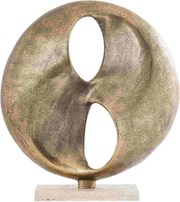 PTMD Deco Object Deuie - 45x10x50 cm - Aluminium - Messing