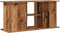 vidaXL - Aquariumstandaard - 121x41x58 - cm - bewerkt - hout - oud - houtkleurig