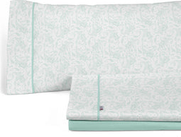 Set beddengoed Alexandra House Living Lara Zachtgroen Bed van 135/140 3 Onderdelen