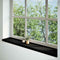 vidaXL - Vensterbanken - 2 - st - 140x30x2 - cm - massief - eikenhout - donkerbruin