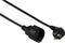 Hama Schuko Ext. Black - Verlengsnoer 2M - Kindveilig - Zwart