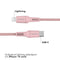 imoshion Kabel - Geschikt voor Lightning naar USB C - 2 meter - Oplader Kabel geschikt voor Apple iPhone 11/12/13/14 - Roze