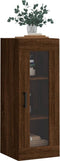 vidaXL - Hangkast - 34,5x34x90 - cm - bruin - eikenkleur