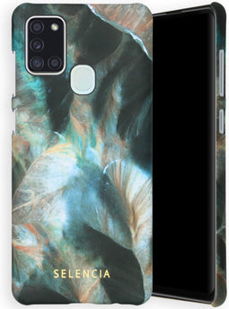 Selencia Hoesje Geschikt voor Samsung Galaxy A21s - Selencia Maya Fashion Backcover - zwart