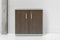 Modulaire draaideurkast Chief 85x90x42cm Havanna met Aluminium ombouw