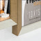 ZEP - Houten multi Fotolijst Vercelli in wit en bruin voor 6 foto's 10x15 cm (afmeting 54 x 33 cm) - DN697W