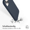 Accezz iPhone 13 - Liquid Silicone Backcover met MagSafe - Schokabsorberend - Donkerblauw