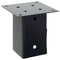 Spokkels vierkant 12 st 91x91 mm antraciet staal gepoedercoat