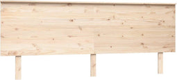vidaXL - Hoofdbord - 204x6x82,5 - cm - massief - grenenhout