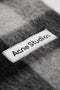 Acne Studios Vally Check Sjaal - Heren Sjaal - Jacquard-ruitpatroon - Zwart/Grijs