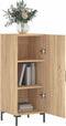 vidaXL - Dressoir - 34,5x34x90 - cm - bewerkt - hout - sonoma - eiken