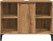 vidaXL - Wastafelkast - 80x33x60 - cm - bewerkt - hout - artisanaal - eikenkleur