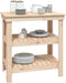vidaXL - Werkbank - 78,5x50x80 - cm - massief - grenenhout