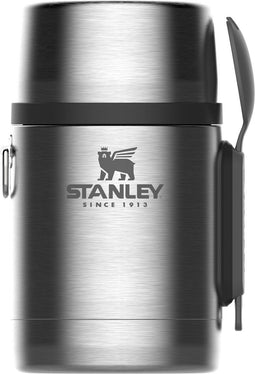 Stanley Adventure Stainless Steel All–In–One Food Jar 0,53L met spork | Lunchbox houdt 12 uur warm, of koud | Dubbelwandige Isolatie | Lekvrij | BPA-Vrij